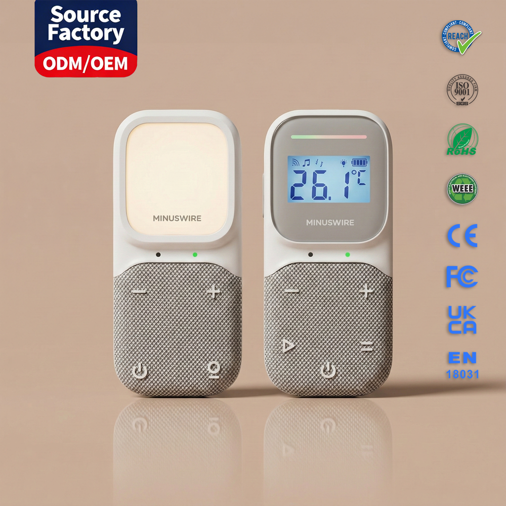 KT269 Digital Audio Baby Monitor with Iconic Temperature Display & Night Light | ECO+ Low Emission | Design Patent Pending