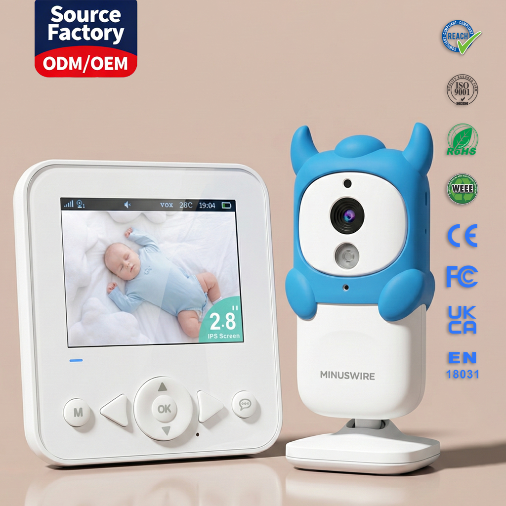 KT-905SC 2.8  IPS Video Baby Monitor | WiFi-Free Hack-Proof | Direct Factory Supply with OEM/ODM Customization | For E-commerce & Retail